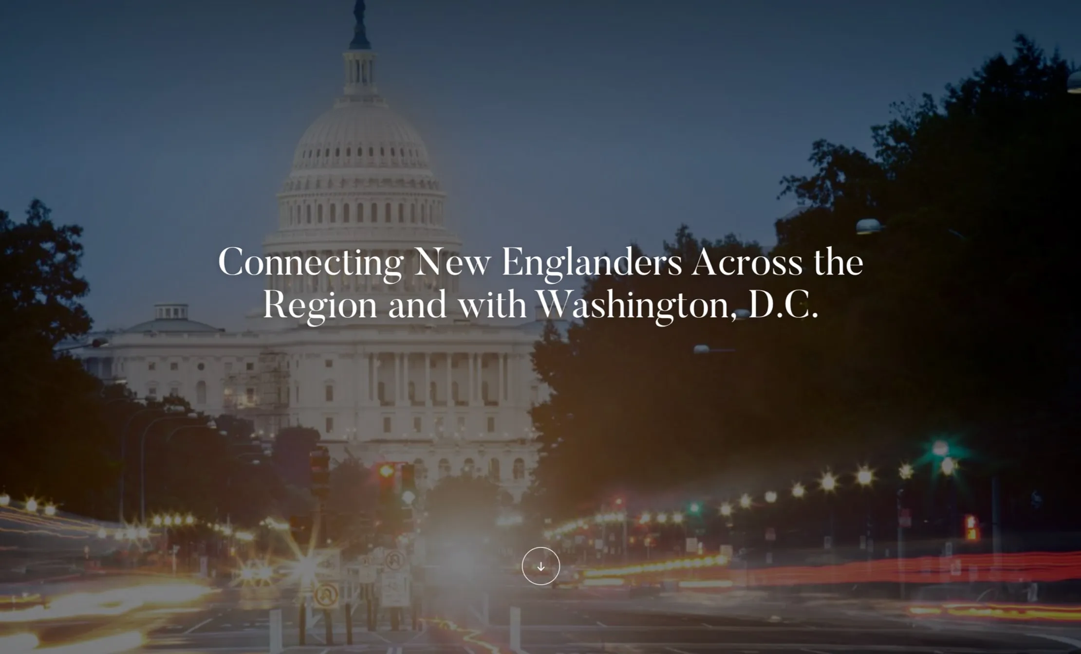 New England Council website design